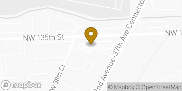 Map showing the location of 7-Eleven in Opa-Locka, FL 33054