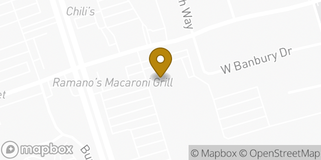 Map showing the location of HomeGoods in Stockton, CA 95207