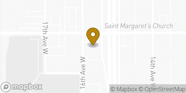 Map showing the location of Amazon Locker - Birne in Seattle, WA 98119