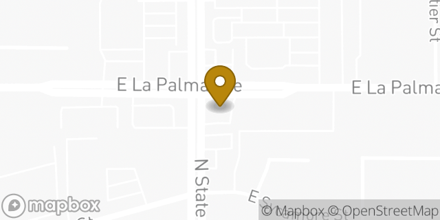Map showing the location of 7-Eleven in Anaheim, CA 92806