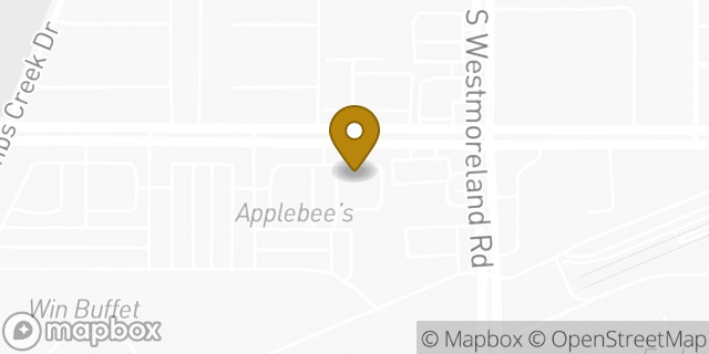 Map showing the location of Bank of America in Dallas, TX 75211