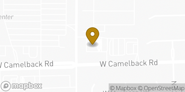 Map showing the location of Chase Bank in Glendale, AZ 85305
