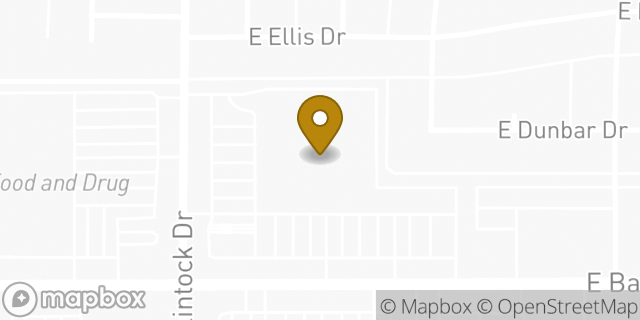 Map showing the location of Target in Tempe, AZ 85283