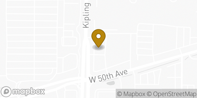 Map showing the location of Amazon Locker - Size in Wheat Ridge, CO 80033