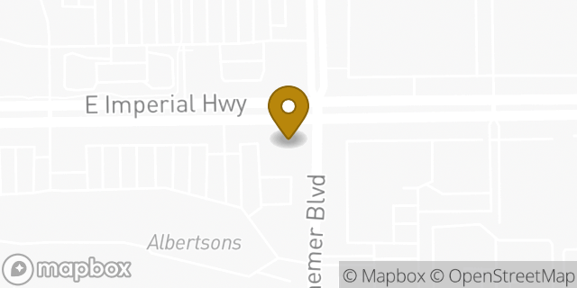 Map showing the location of Chase Mortgage in Brea, CA 92821