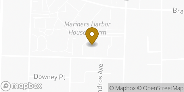 Map showing the location of Amazon Locker - Masroor in Staten Island, NY 10303