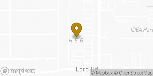 Map showing the location of H-E-B in San Antonio, TX 78220
