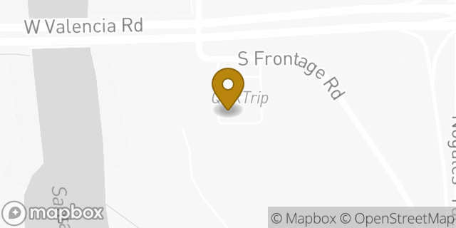 Map showing the location of Amazon Locker - Kitsch in Tucson, AZ 85756