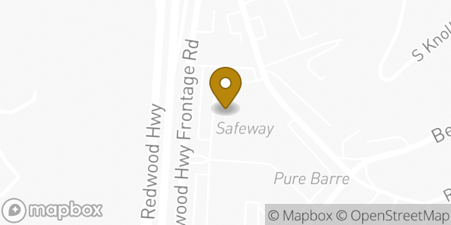 Map showing the location of Starbucks Coffee Company in Mill Valley, CA 94941