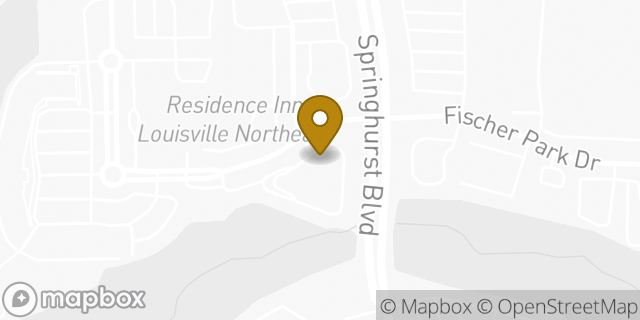 Map showing the location of Panera Bread in Louisville, KY 40241