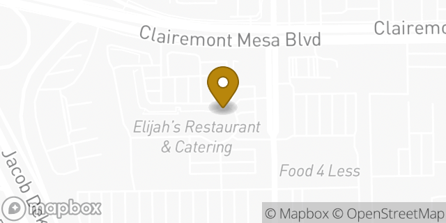 Map showing the location of Chipotle Mexican Grill in San Diego, CA 92111