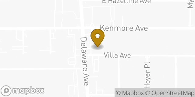 Map showing the location of ATM 7ELEVEN-FCTI in Buffalo, NY