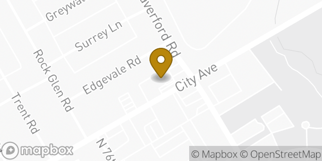 Map showing the location of Amazon Locker - Beaker in Wynnewood, PA 19096