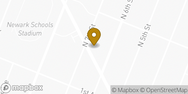 Map showing the location of Amazon Locker - Backslapping in Newark, NJ 07107