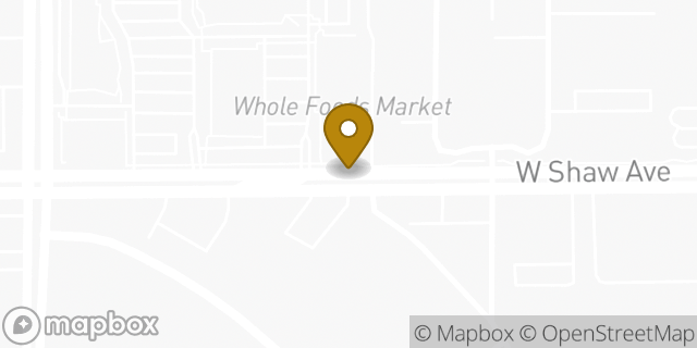 Map showing the location of Whole Foods Market in Fresno, CA 93704