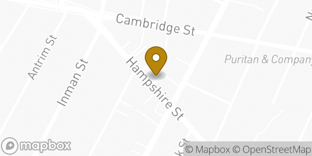 Map showing the location of Amazon Locker - Berly in Cambridge, MA 02139