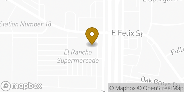 Map showing the location of McDonald's in Fort Worth, TX 76115