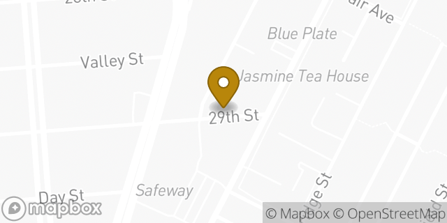 Map showing the location of The UPS Store in San Francisco, CA 94110