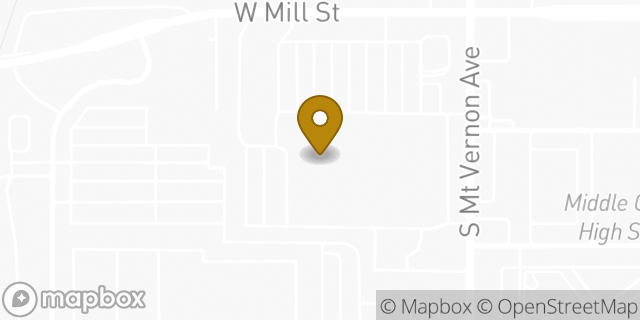 Map showing the location of Planet Fitness in San Bernardino, CA 92410