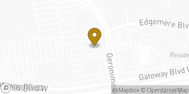 Map showing the location of FedEx ShipSite in El Paso, TX 79925