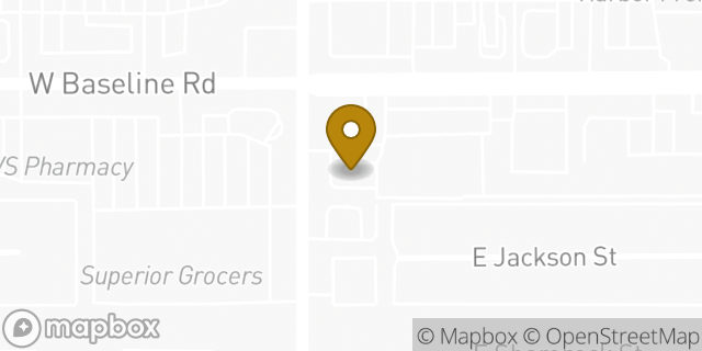 Map showing the location of Riverside in Rialto, CA 92376