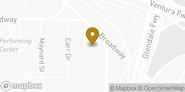 Map showing the location of Amazon Locker - Sampey in Los Angeles, CA 90041