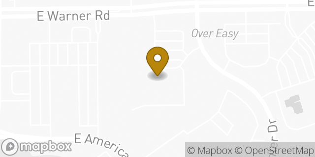 Map showing the location of Banner Health in Gilbert, AZ 85296