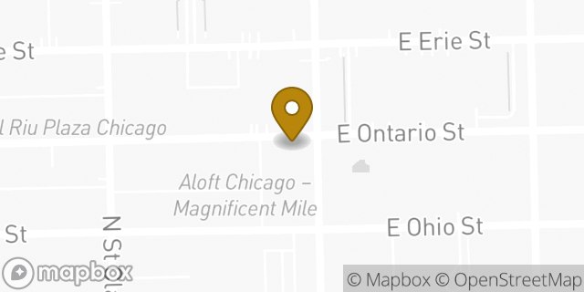 Map showing the location of Chipotle Mexican Grill in Chicago, IL 60611