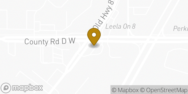 Map showing the location of Budget Car Rental in Roseville, MN 55113
