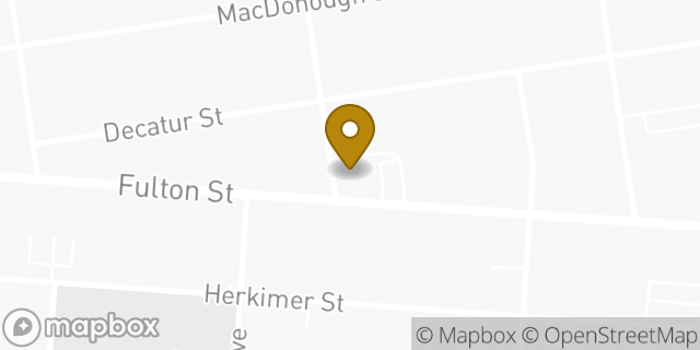 Map showing the location of McDonald's in Brooklyn, NY 11216