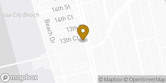 Map showing the location of Citibank in Hermosa Beach, CA 90254