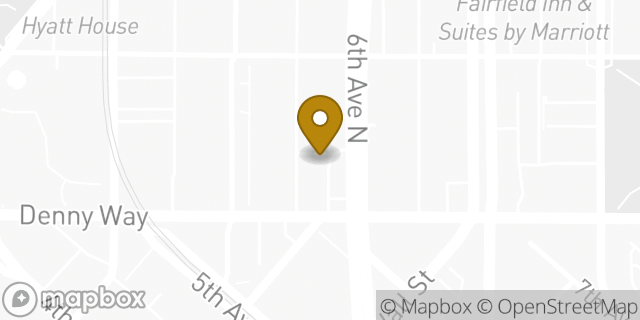 Map showing the location of ATM Walgreens in Seattle, WA