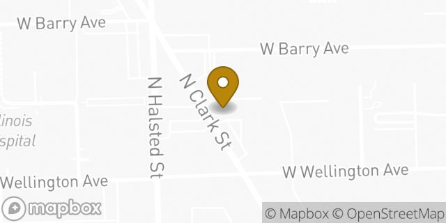 Map showing the location of The UPS Store in Chicago, IL 60657