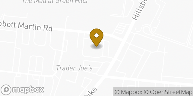 Map showing the location of Walgreens in Nashville, TN 37215