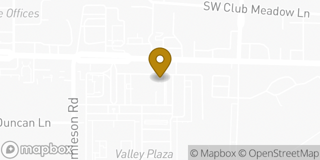 Map showing the location of Starbucks in Beaverton, OR 97005