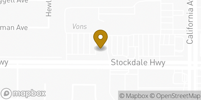 Map showing the location of Chase Bank in Bakersfield, CA 93309