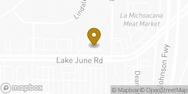 Map showing the location of Chase Mortgage in Balch Springs, TX 75180