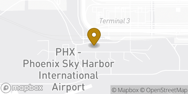 Map showing the location of Panera Bread in Phoenix, AZ 85034