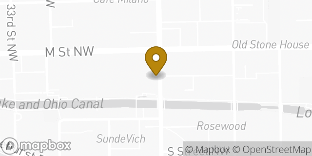 Map showing the location of Avis Car Rental in Washington, DC 20007