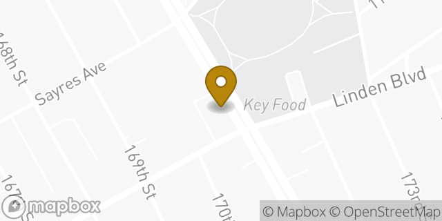 Map showing the location of CVS Pharmacy in Jamaica, NY 11434