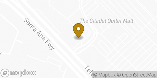 Map showing the location of Chipotle Mexican Grill in Commerce, CA 90040