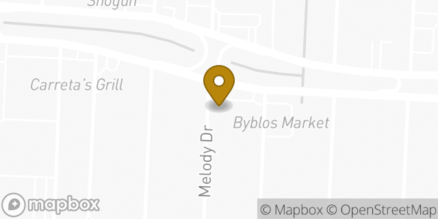 Map showing the location of Subway in Metairie, LA 70002