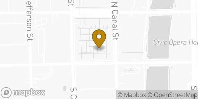 Map showing the location of Starbucks in Chicago, IL 60661