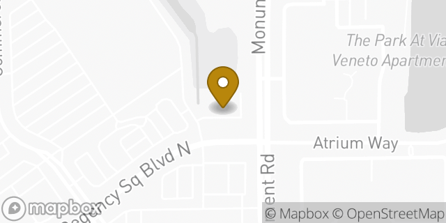 Map showing the location of Subway in Jacksonville, FL 32225
