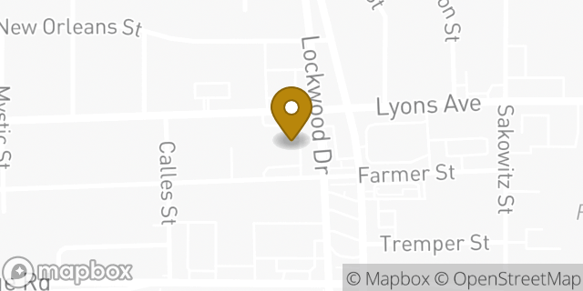 Map showing the location of Walgreens in Houston, TX 77020