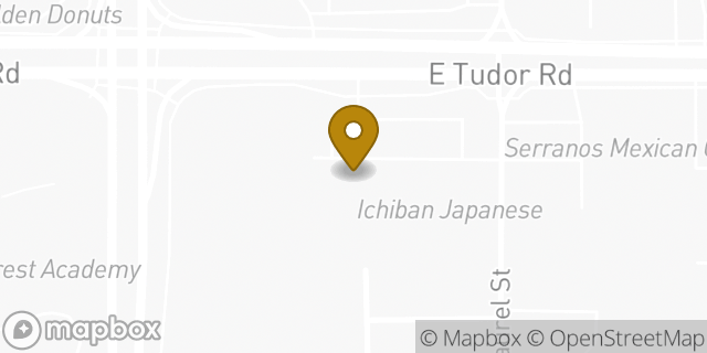 Map showing the location of The UPS Store in Anchorage, AK 99507