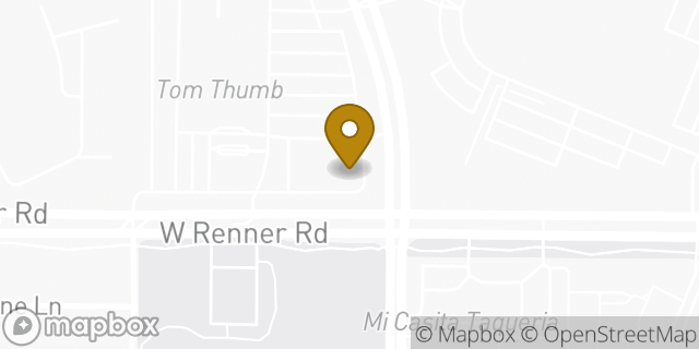 Map showing the location of Subway in Richardson, TX 75080