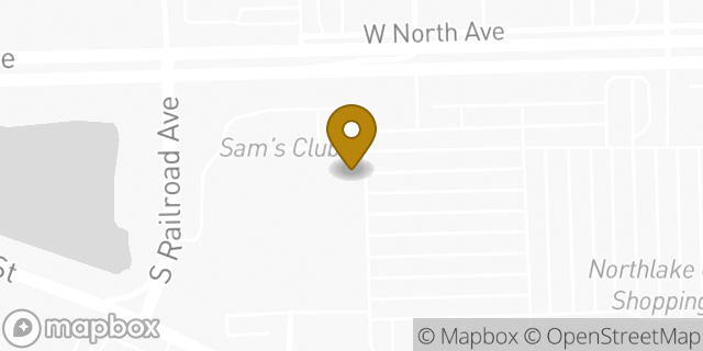 Map showing the location of Sam's Club in Northlake, IL 60164