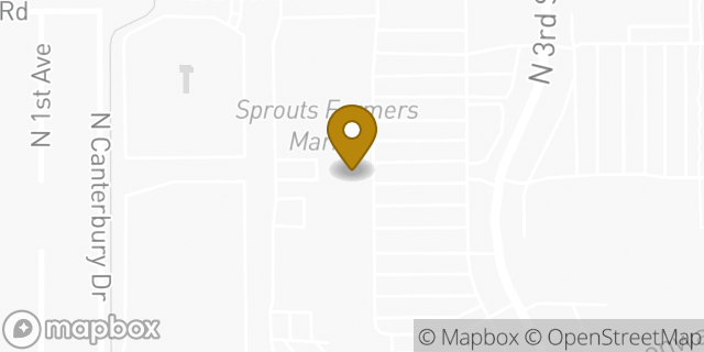 Map showing the location of Avis in Phoenix, AZ 85022