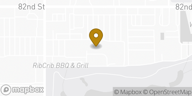 Map showing the location of The UPS Store in Lubbock, TX 79424